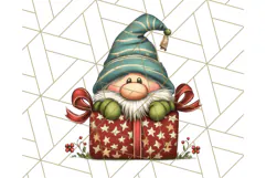 Christmas Gnome Clipart, Holiday Gnomes PNG Illustrations Product Image 3