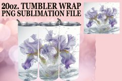 Blossom Reflections: 20oz Tumbler Sublimation Splash Product Image 1
