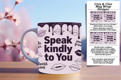 VIBRANT 15oz PNG Mug Wrap Design , Girl Quote Product Image 1