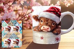 Quirky 11oz Mug Wrap Png Artwork , Christmas Product Image 1