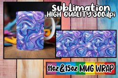 Colorful Inflated Symphony: Sublimation Mug Wrap 11oz/15oz Product Image 1