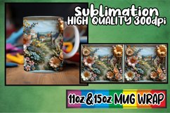 Spring Symphony: 3D Mug Sublimation 15oz Product Image 1