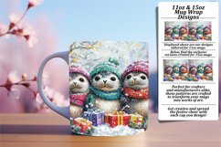 Joyful 15oz Mug Wrap Png Artwork , Cute Xmas Product Image 1