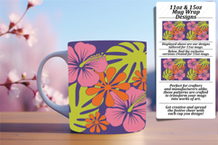 RICH 11oz Mug Wrap PNG Design , Flowers Product Image 1