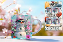 Sunny Snowman Splendor: 11oz/15oz Beachy Sublimation Product Image 1