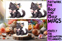 Springtime Splendor Cat Sublimation Wrap - Playful Whimsy Product Image 1