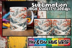 3D Spring Beauty Mug Wrap - 15oz 11oz Product Image 1