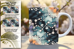 Chic 11oz Png Mug Wrap Template , Abstract Pattern Product Image 1