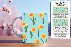 Watercolor Spring Blossom Mug Wrap 11oz 15oz Product Image 1