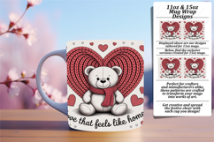 Magical 11oz Mug Wrap Png Design , Valentines Day Product Image 1