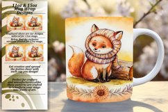 Sassy 15oz Mug Wrap Png Template , Animals Product Image 1