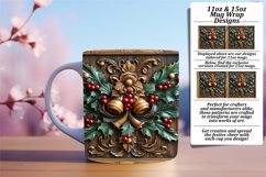 Chic 15oz Mug Wrap Png Template , Christmas Product Image 1