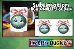 Unique adventures 11oz 15oz sublimation wrap, Cute Christmas Product Image 1