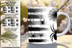 Fun 15oz Mug Wrap Png Artwork , Halloween Product Image 1