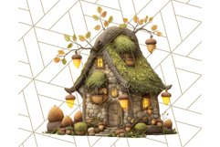 Cozy Cabin Critters Clipart PNG, Fall Animal Png Product Image 3