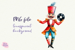 Disco Nutcracker Clipart Retro Groovy Disco Christmas PNG Product Image 6
