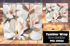 Colorful Petal Parade 20oz Tumbler Wrap Sublimation Product Image 1