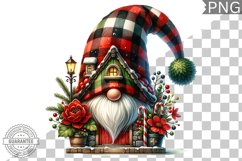 Christmas Gnome Sublimation - Clipart PNG Design Product Image 1