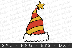 Santa Hat Svg | Christmas svg | Svg cut file Product Image 1