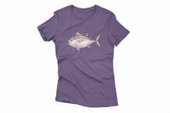 Cute Tuna Fish Marine Animal PNG Summer Sea Mackerel Ocean Product Image 4