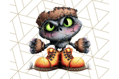Halloween Monster Clipart PNG, Cute Spooky Characters Product Image 3