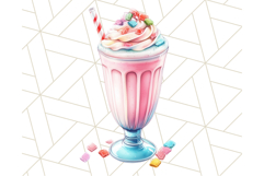 Pastel Sweet Treats Clipart, Ice Cream, Cakes, Donuts Png Product Image 3