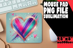JOYFUL DESK MAT CREATIVE PNG, Heart Product Image 1