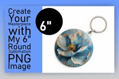 Spring Fling: 3D Floral Round Designs Art PNG Product Image 1