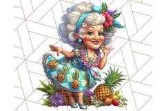 Wild Grandma Clipart PNGs, Funny Quirky Old Ladies Product Image 3