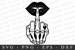 Middle Finger| SVG Cut files | Cricut Product Image 1