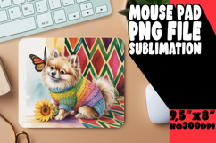 JOYFUL MOUSE PAD PNG ART, Cute Dog Product Image 1