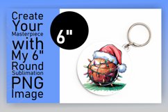 Artful Circle Design for Keychains , Holiday Product Image 1