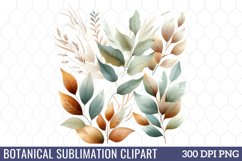 Botanical Sublimation Clipart Product Image 1