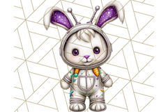 Halloween Bunny Clipart, Cute Bunnies in Costumes PNG Product Image 3
