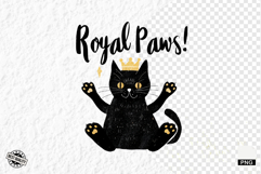 Black Cat Happy Birthday Party Clipart Product Image 1