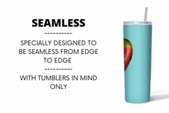 Watermelon Tumbler Sublimation | 20 oz | Taper | Straight Product Image 3