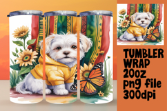 Beautifully Designed 20oz Tumbler , Cute Dog Product Image 1