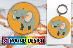 Round Ornament Sublimation Bliss Product Image 1