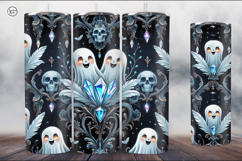 4 Halloween Tumbler Wrap Sublimations, 20 oz Product Image 2