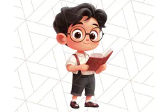 Boy Teacher Clipart PNG, Cute Male Teacher Illustration Product Image 3