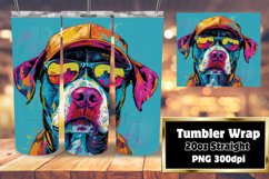 Artistic Dog Portraits Tumbler Product Image 1