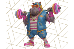 Forgotten 80s Cartoon Clipart PNG, Retro Animal Heroes Product Image 3