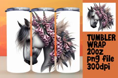 HIGH-QUALITY 20oz Tumbler PNG , Horse Product Image 1