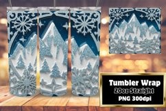 PLAYFUL 20oz Tumbler Design , 3D Xmas Product Image 1
