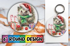 PNG Round Design - Watercolor Holiday Product Image 1