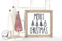 Merry Christmas Svg | Farmhouse Christmas Sign Design Product Image 2