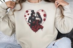 Gothic Valentines Day Sublimation PNG Product Image 1