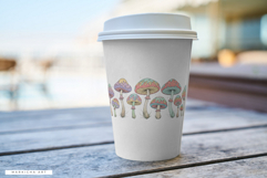 Spring Magical Mushrooms Borders Clipart Product Image 5