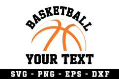 Basketball Svg |Basketball SVG Cut files | Cricut Product Image 1