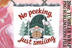 Happy Hearts 20oz tumbler wrap, Holiday Gnome Product Image 1